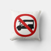 NO Tuk-Tukタクシー⚠タイの道路標識⚠ クッション (正面)