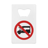 NO Tuk-Tukタクシー⚠タイの道路標識⚠ クレジットカード栓抜き (裏面)