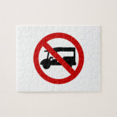 NO Tuk-Tukタクシー⚠タイの道路標識⚠ ジグソーパズル (横)