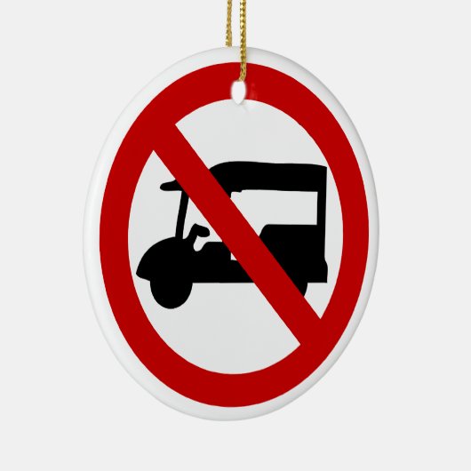 NO Tuk-Tukタクシー⚠タイの道路標識⚠ セラミックオーナメント (右)