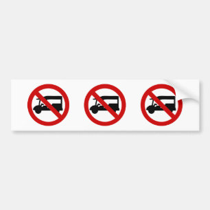 NO Tuk-Tukタクシー⚠タイの道路標識⚠ バンパーステッカー