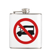 NO Tuk-Tukタクシー⚠タイの道路標識⚠ フラスク (正面)