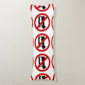 NO Tuk-Tukタクシー⚠タイの道路標識⚠ ボディピロー (正面縦)