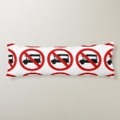 NO Tuk-Tukタクシー⚠タイの道路標識⚠ ボディピロー (正面)