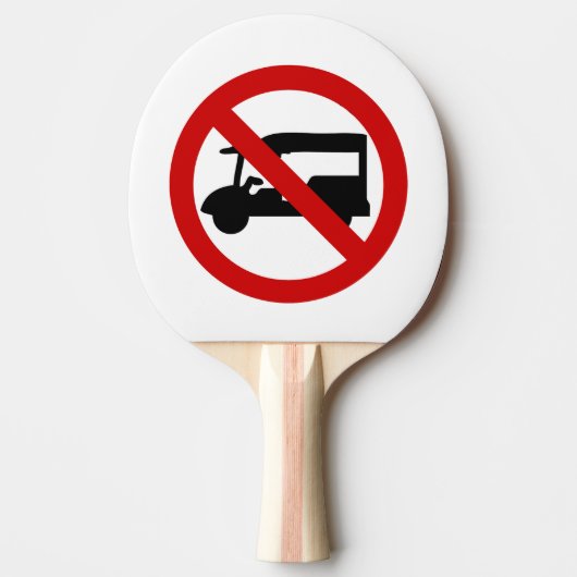 NO Tuk-Tukタクシー⚠タイの道路標識⚠ 卓球ラケット (正面)