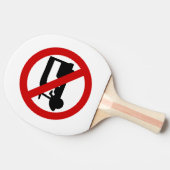 NO Tuk-Tukタクシー⚠タイの道路標識⚠ 卓球ラケット (横)