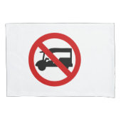 NO Tuk-Tukタクシー⚠タイの道路標識⚠ 枕カバー (正面)