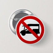 NO Tuk-Tukタクシー⚠タイの道路標識⚠ 缶バッジ (正面&裏面)