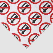 NO Tuk-Tukタクシー⚠タイの道路標識⚠ 薄葉紙 (詳細)