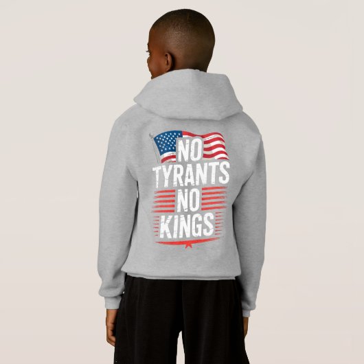 No Tyrants No Kings Patriotic Freedom Activism Tee (裏面フル)