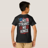 No Tyrants No Kings Patriotic Freedom Activism Tee Tシャツ (裏面フル)