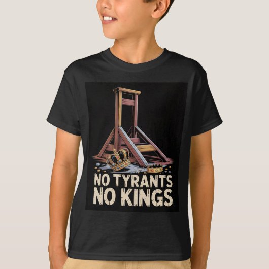 No Tyrants No Kings Tシャツ (正面)