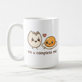 No U Complete Me コーヒーマグカップ