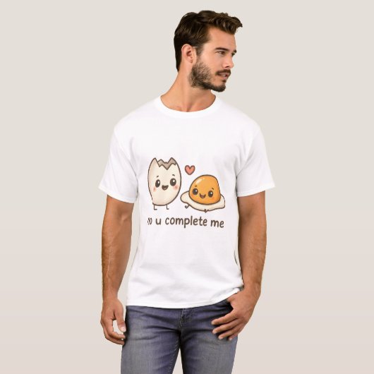 No U Complete Me Tシャツ (正面フル)