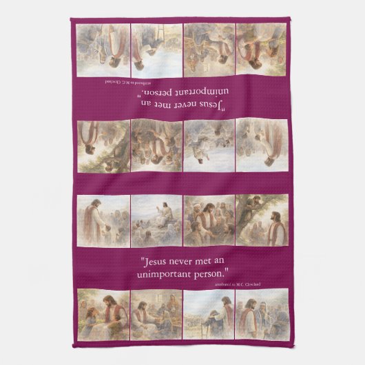 No unimportant person キッチンタオル (縦)