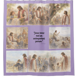 No unimportant person シャワーカーテン