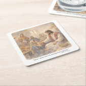 No unimportant person スクエアペーパーコースター (アングル)