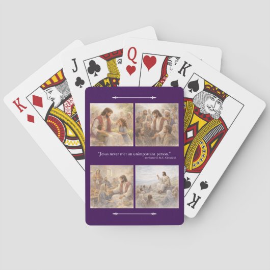 No unimportant person トランプ (裏面)