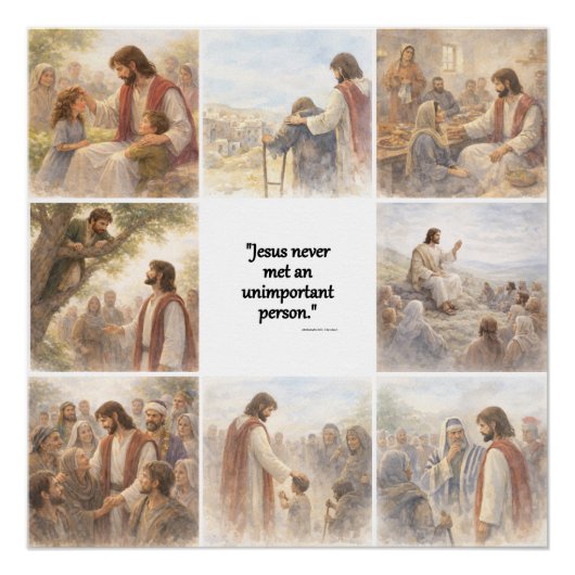 No unimportant person ポスター (正面)