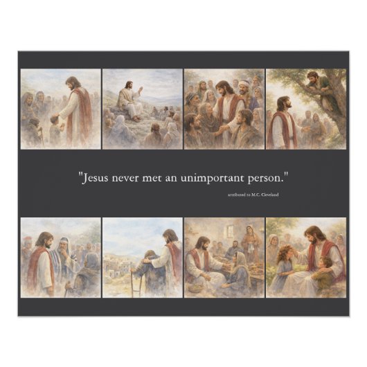 No unimportant person ポスター (正面)