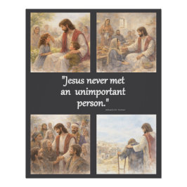 No unimportant person ポスター