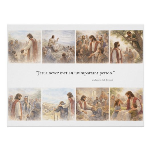 No unimportant person ポスター (正面)