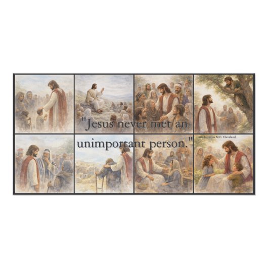 No unimportant person ポスター (正面)