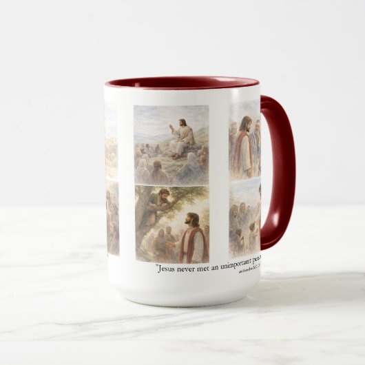 No unimportant person マグカップ (正面右)