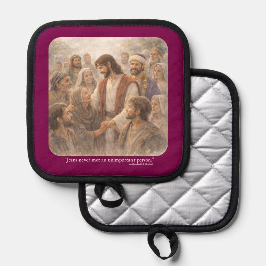 No unimportant person 鍋敷き (正面/裏面)