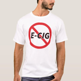 No Vaping Allowed E-Cig禁止記号 Tシャツ