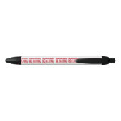 No Vaping Red Ink Stamp 黒ボールペン (裏面)