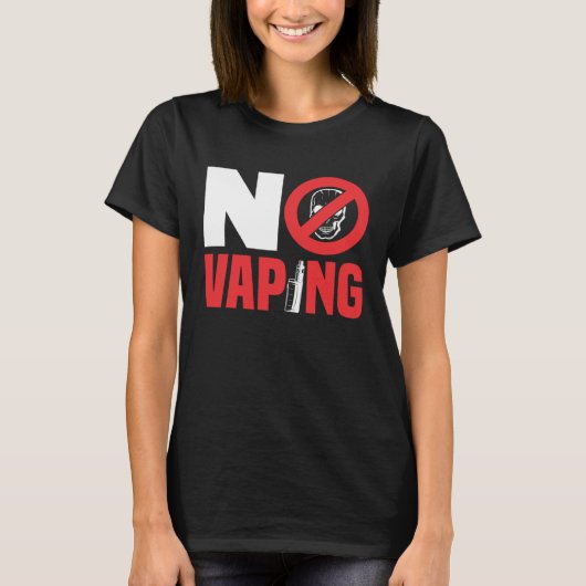 No Vaping Tシャツ (正面)