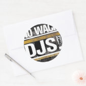 No Wack DJsラウンドステッカー ラウンドシール (封筒)