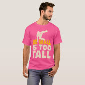 No Wall Is Too Tall Traceur Parkour Tシャツ (正面フル)