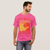 No Wall Too High For Parkour Tシャツ (正面フル)