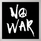 No War ポスター (正面)