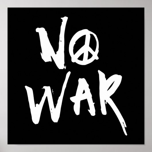 No War ポスター (正面)