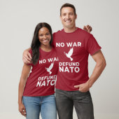 No War Defund NATO Tシャツ (ユニセックス)