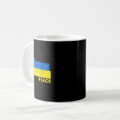 No War - Designs For The Peace Movement 4 コーヒーマグカップ (正面左)