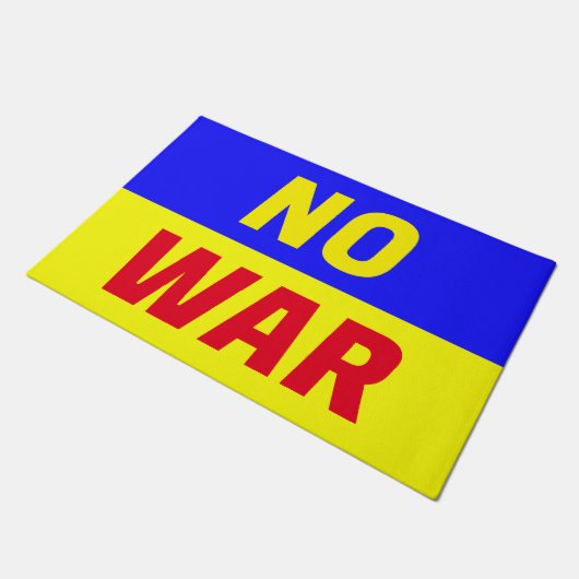 NO WAR Door Mat ドアマット (アングル)