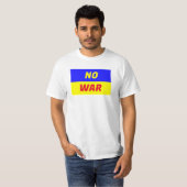 NO WAR Men's Basic Tシャツ (正面フル)