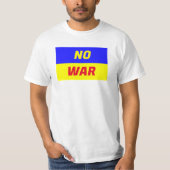 NO WAR Men's Basic Tシャツ (正面)