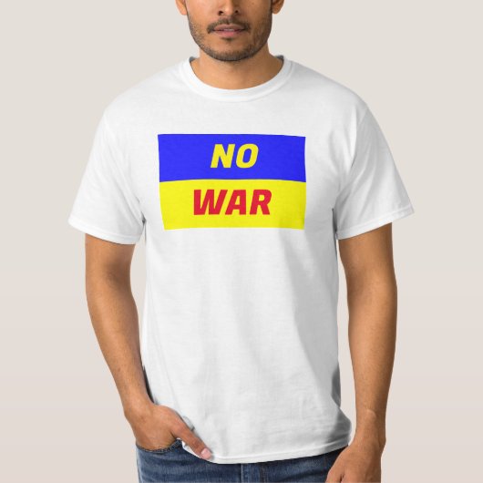 NO WAR Men's Basic Tシャツ (正面)