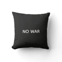 "No War" Pillow