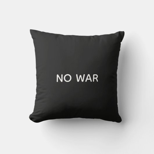 "No War" Pillow クッション (正面)