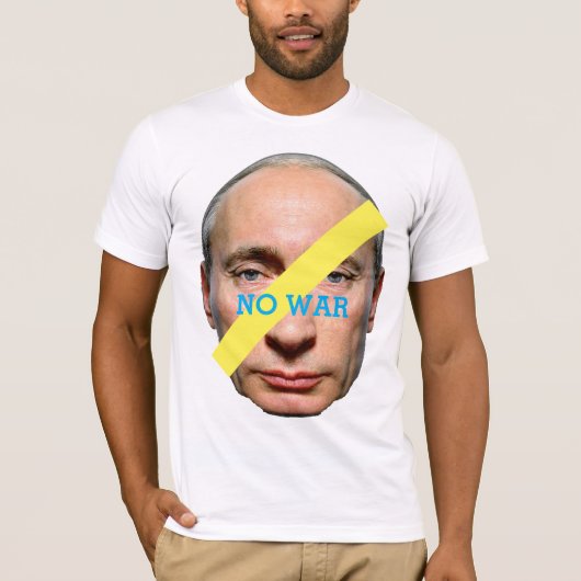NO WAR PUTIN Tシャツ (正面)