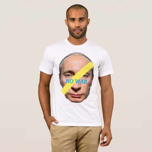 NO WAR PUTIN Tシャツ (正面フル)