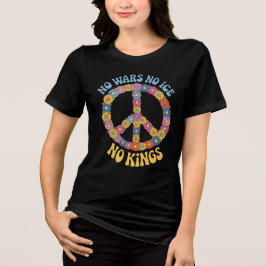 No Wars No ICE No Kings トライブレンドＴシャツ