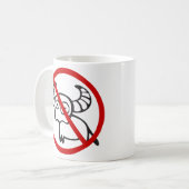 NO Water Buffalo ⚠アジアおもしろいタイのサイン⚠ コーヒーマグカップ (正面左)