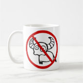 NO Water Buffalo ⚠アジアおもしろいタイのサイン⚠ コーヒーマグカップ (左)